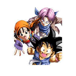 Son-Goku (GT) & Pan (GT) & Trunks (GT)