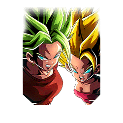 Super-Saiyajin 2 Caulifla & 
Super-Saiyajin 2 Kale