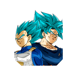 Super-Saiyajin Blue Son-Goku & Super-Saiyajin Blue Vegeta