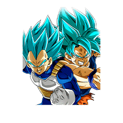 Super-Saiyajin Blue Son-Goku & Super-Saiyajin Blue Vegeta