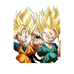 Super-Saiyajin Trunks (Kind) & Super-Saiyajin Son-Goten (Kind)
