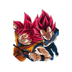 Super-Saiyajin-Gott Son-Goku & Super-Saiyajin-Gott Vegeta