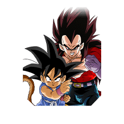 Son-Goku (GT) & Super-Saiyajin 4 Vegeta