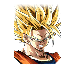 Brodelnde Kraft
Super-Saiyajin 2 Son-Goku