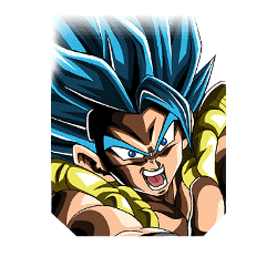 Diffuse Reflexion des Kampfgeists
Super-Saiyajin Blue Gogeta