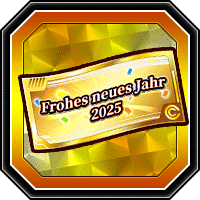 Frohes neues Jahr 2025 – Glücksticket
