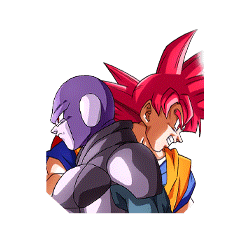 Hit & Super Saiyan God Goku