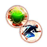 Skill Orb Evasion + Lv. 1, Recovery Boost + Lv. 2