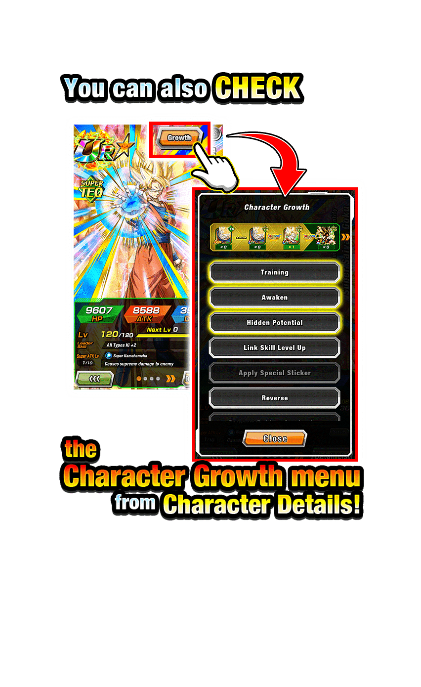 Growth Menu