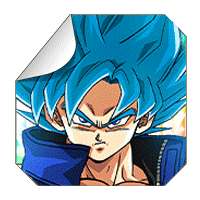 スペシャルステッカー(怒りの神への変化 超サイヤ人ゴッドSS孫悟空)